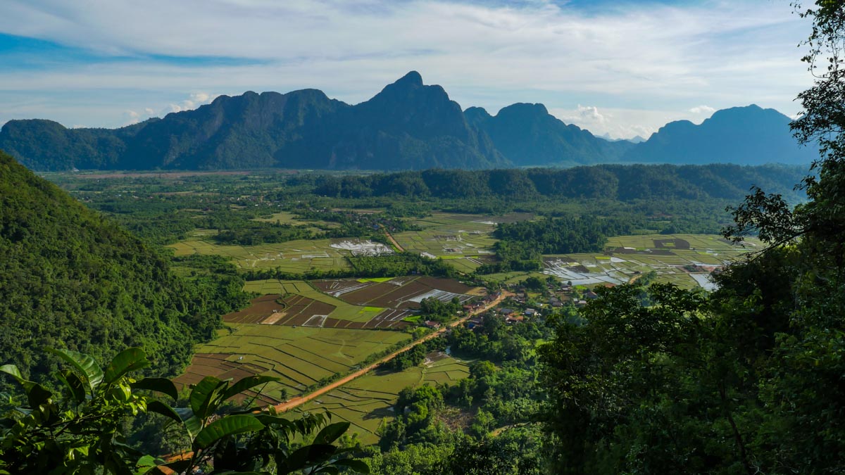 Viewpoint views - Vang Vieng, Laos